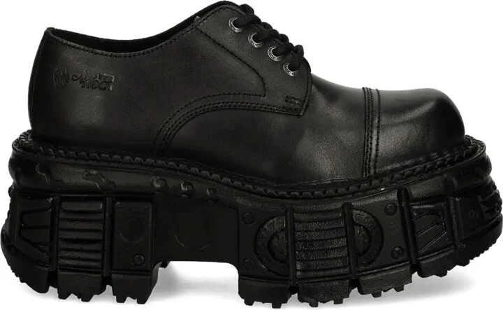 60mm Lace-Up Platform Shoes