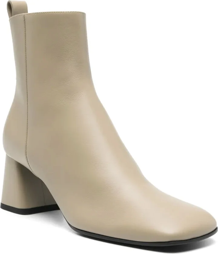 60mm Leather Ankle Boots - Image 2