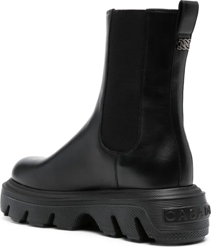 60mm Leather Ankle Boots - Image 3