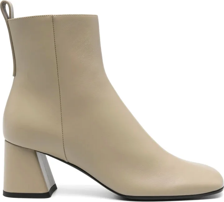 60mm Leather Ankle Boots