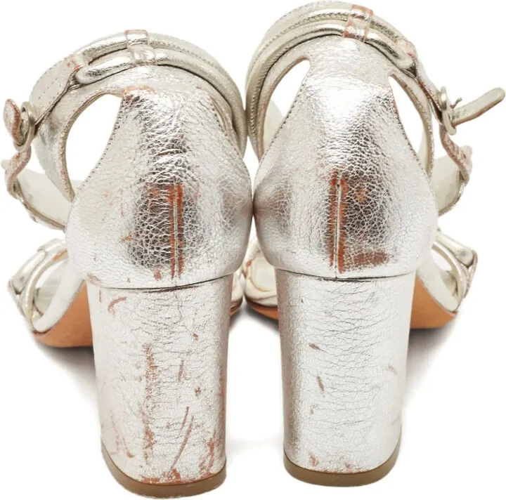 60mm Leather Ankle-Strap Sandals - Image 3