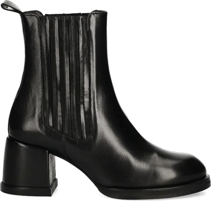 60mm Leather Block-Heel Boots