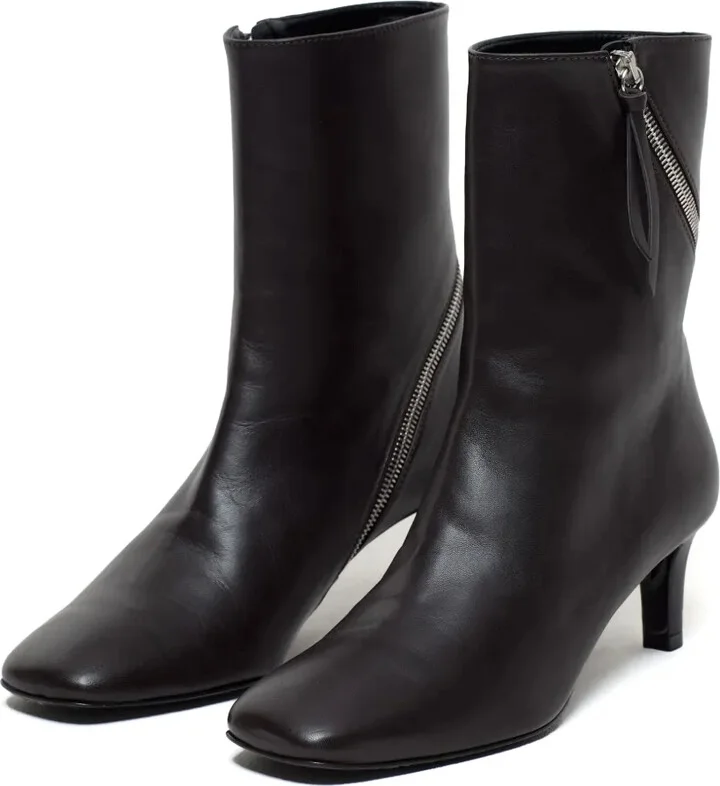 60mm Leather Boots - Image 2