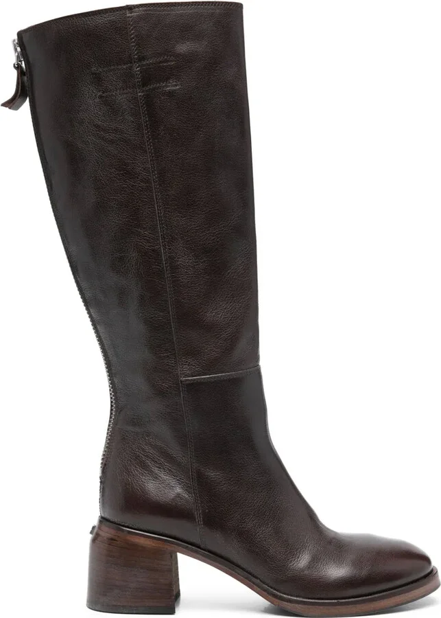 60mm Leather Boots
