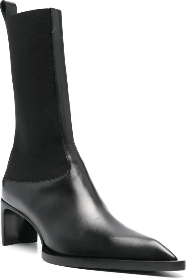 60mm leather Chelsea ankle boots - Image 2
