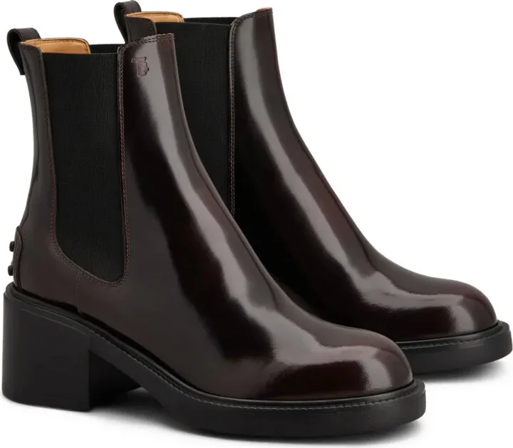 60mm leather Chelsea boots - Image 2