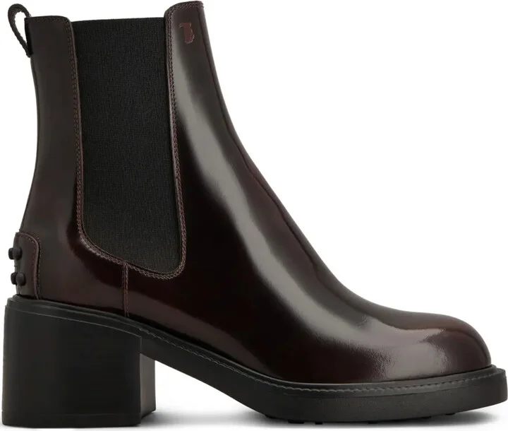60mm leather Chelsea boots