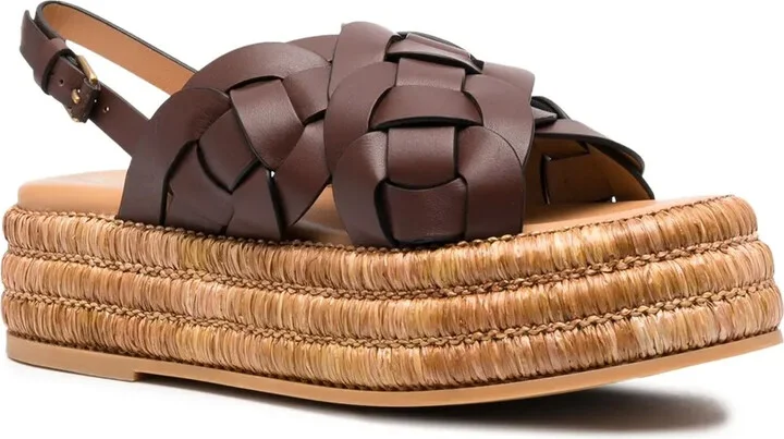 60mm Leather Espadrilles - Image 2