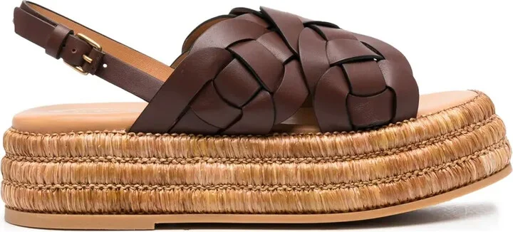 60mm Leather Espadrilles
