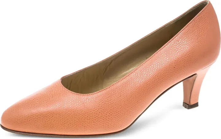 60mm Leather Heeled Pumps - Image 2