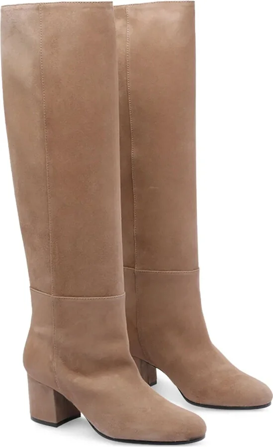 60mm Leather Knee-High Boots - Image 2