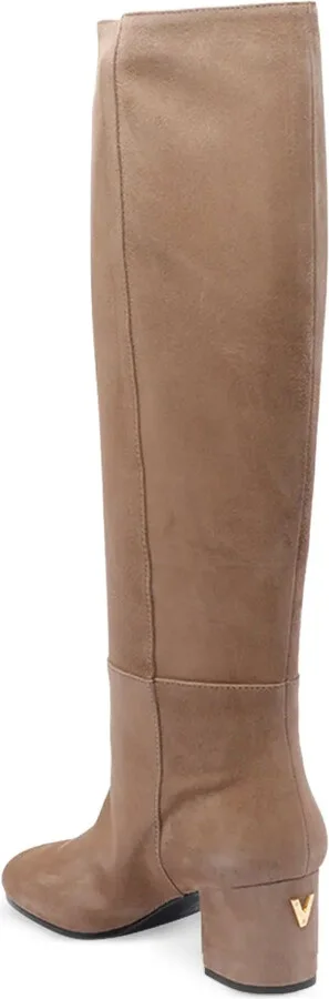 60mm Leather Knee-High Boots - Image 4