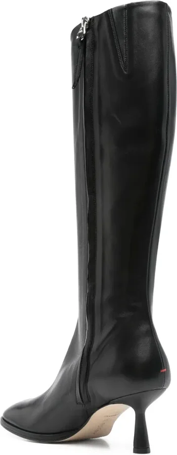 60mm Leather Knee-High Boots - Image 3