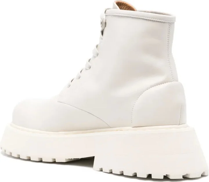 60mm Leather Lace-Up Boots - Image 3