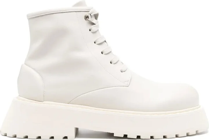 60mm Leather Lace-Up Boots