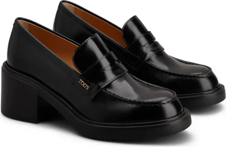 60mm Leather Loafers - Image 2