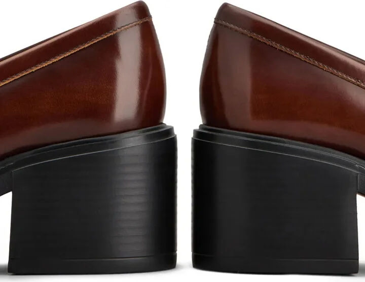60mm Leather Loafers - Image 4