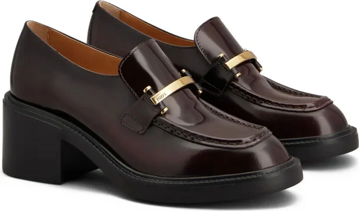 60mm Leather Loafers - Image 2