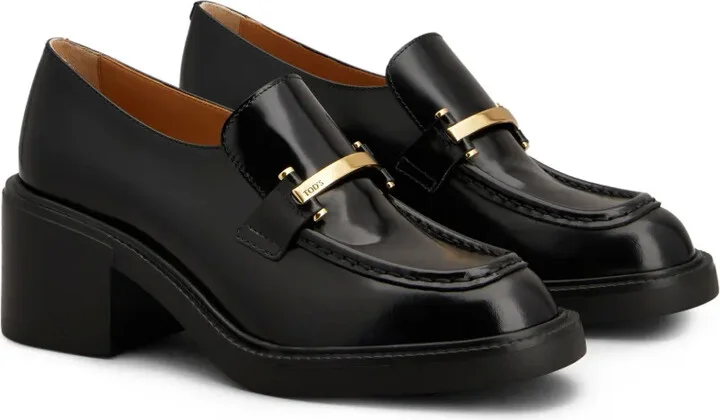 60mm Leather Loafers - Image 2