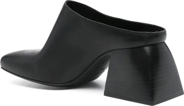 60mm Leather Mules - Image 3