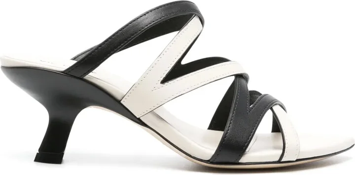 60mm Leather Mules