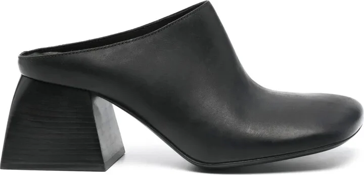 60mm Leather Mules