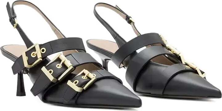 60mm Leather Pumps - Image 2