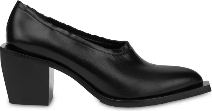 60mm Leather Pumps