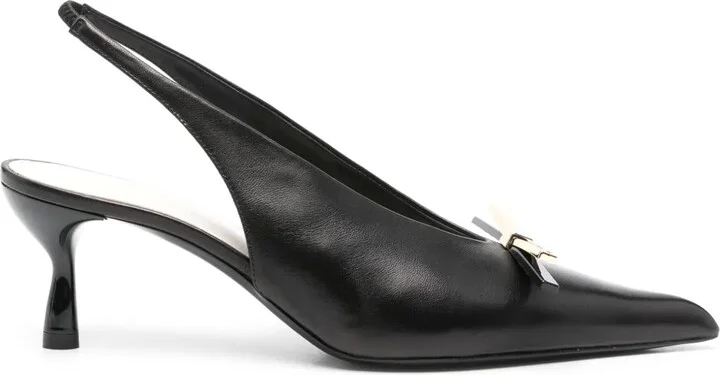 60mm Leather Pumps