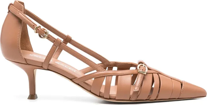 60mm Leather Pumps