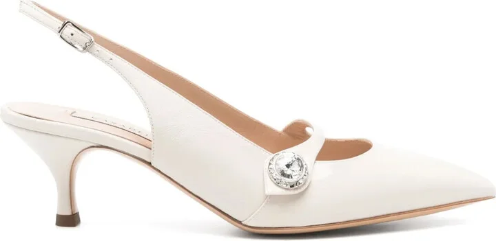 60mm Leather Pumps