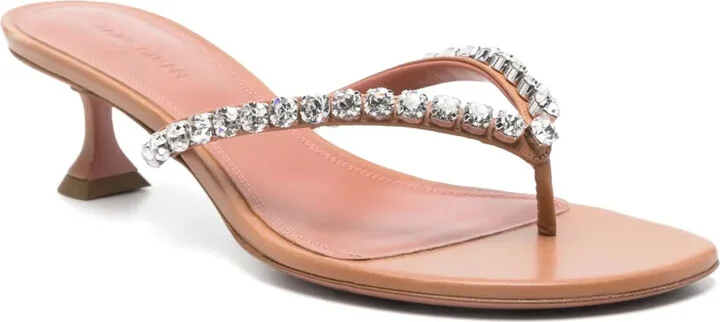 60mm Leather Sandals - Image 2