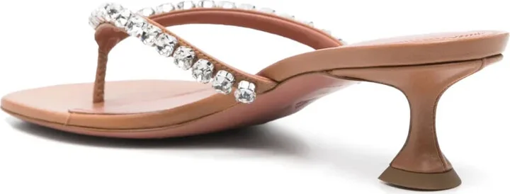 60mm Leather Sandals - Image 3