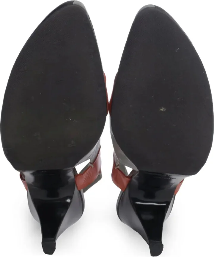 60mm Leather Slingback Pumps - Image 5