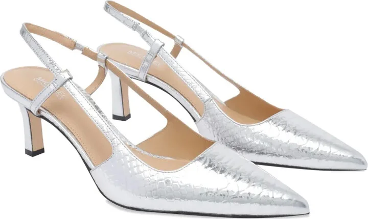 60mm Leather Slingback Pumps - Image 2
