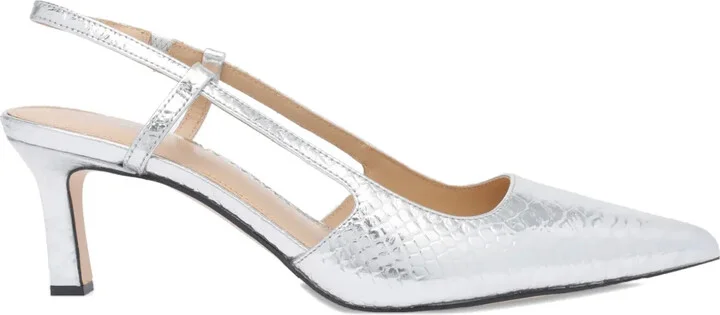 60mm Leather Slingback Pumps