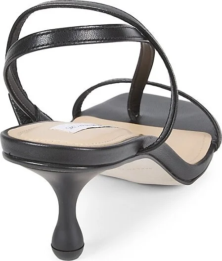 60MM Leather Slingback Sandals - Image 3