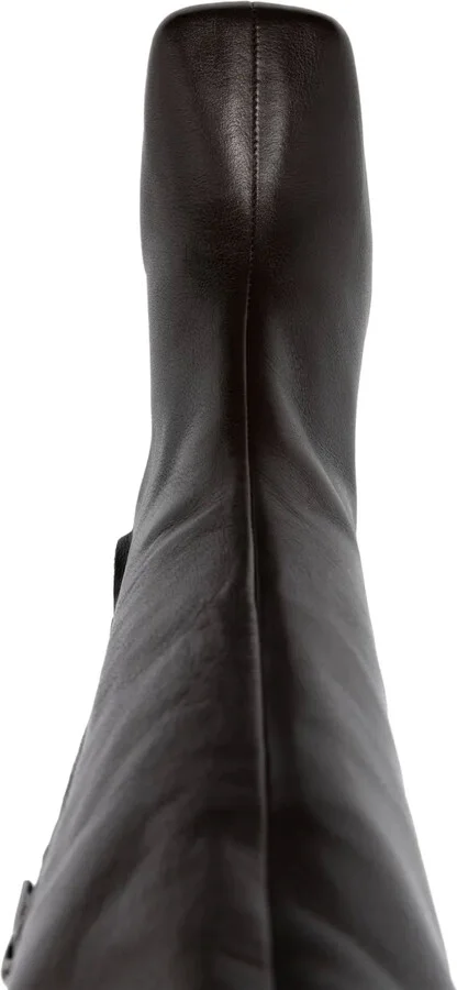 60mm Leather Thigh-High Boots - Image 4