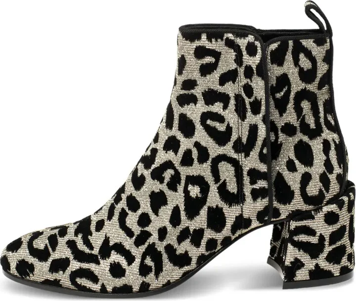60mm Leopard-Print Block-Heel Ankle Boots - Image 2