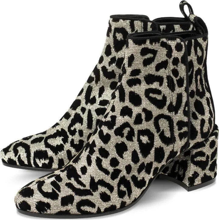 60mm Leopard-Print Block-Heel Ankle Boots - Image 3