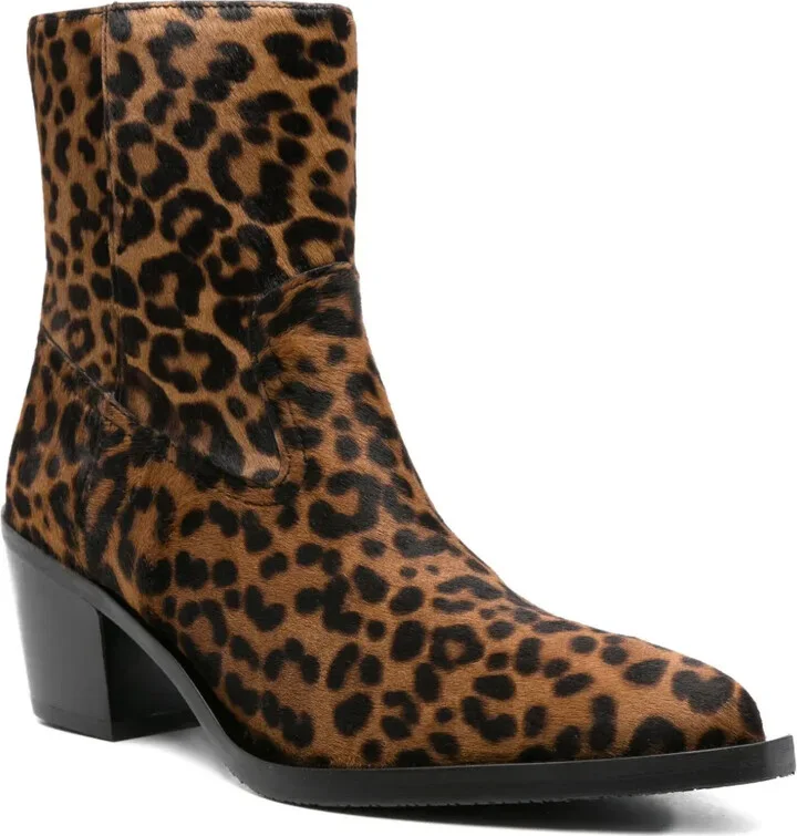 60mm Leopard-Print Boots - Image 2