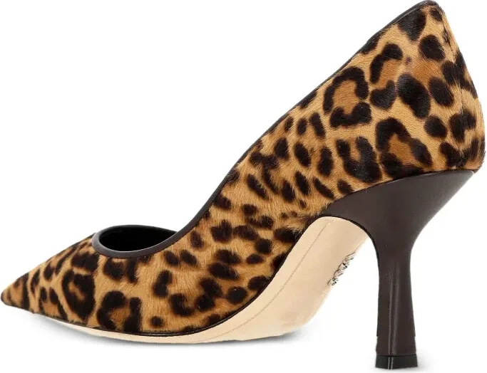 60mm Leopard-Print Leather Pumps - Image 3