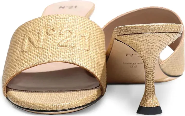 60mm Logo-Embossed Interwoven Sandals - Image 2