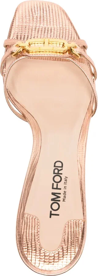 60mm Logo-Plaque Leather Sandals - Image 4