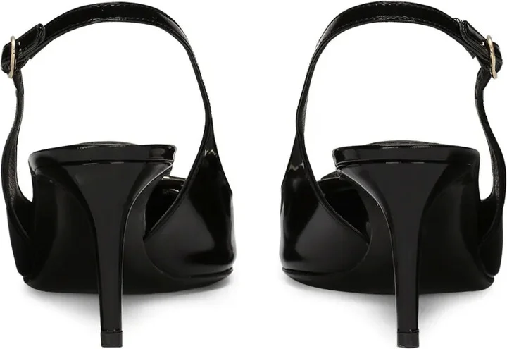 60mm Logo-Plaque Slingback Pumps - Image 3