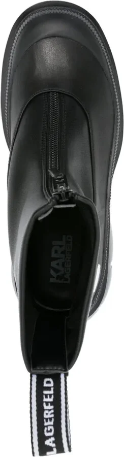 60mm Logo-Print Leather Ankle Boots - Image 4