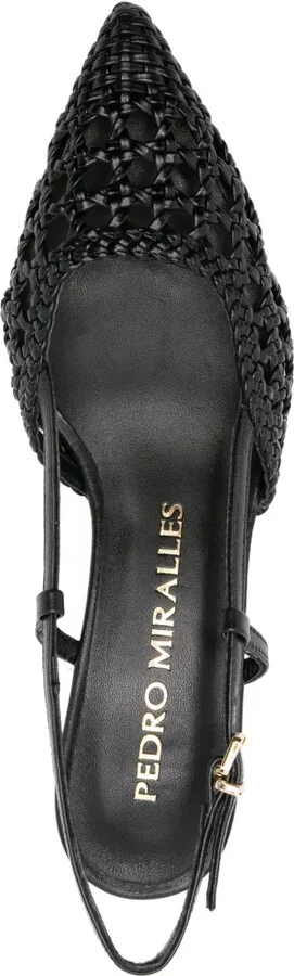 60mm Mantua woven slingback pumps - Image 4