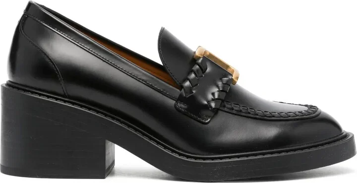 60mm Marcie leather loafers