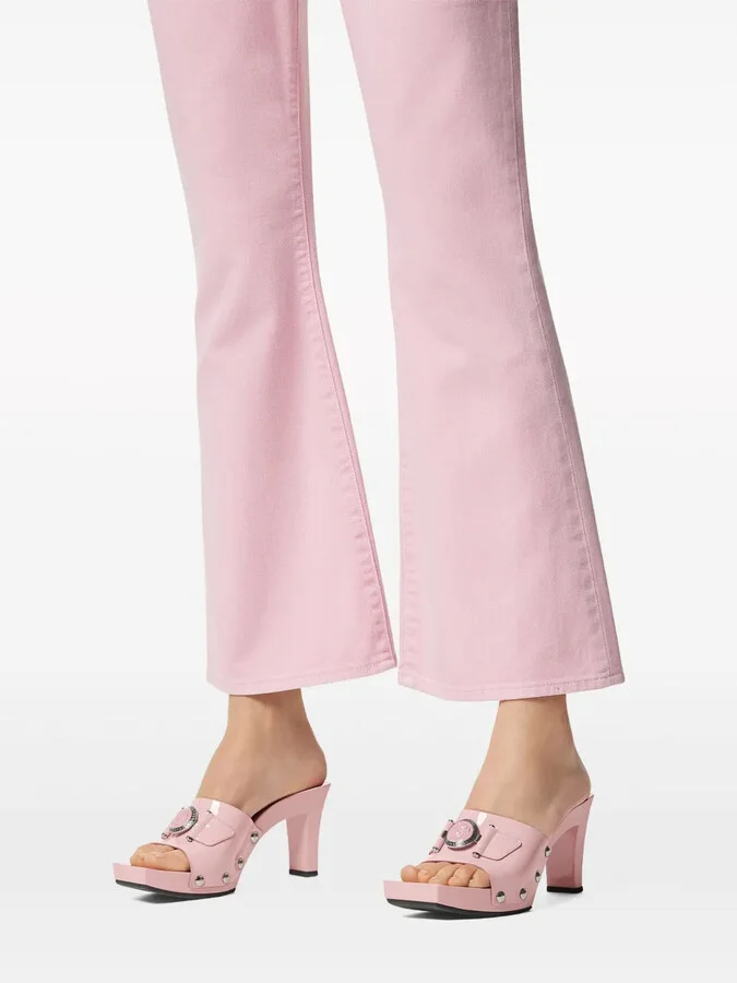 60mm Medusa-buckle patent-leather clogs - Image 5
