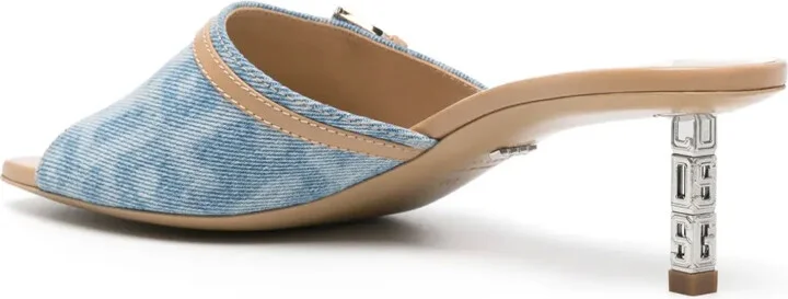 60mm Monogram-Pattern Leather Sandals - Image 3
